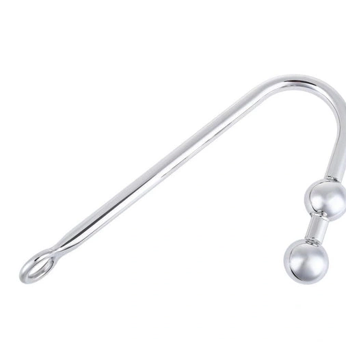 4417 Anal Stainless Hook Pleasurable Two Balls Steel 1015